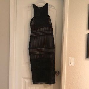 Black cocktail dress